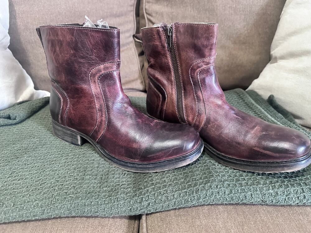 Bedstü Revolution Distressed Ankle Boots 10